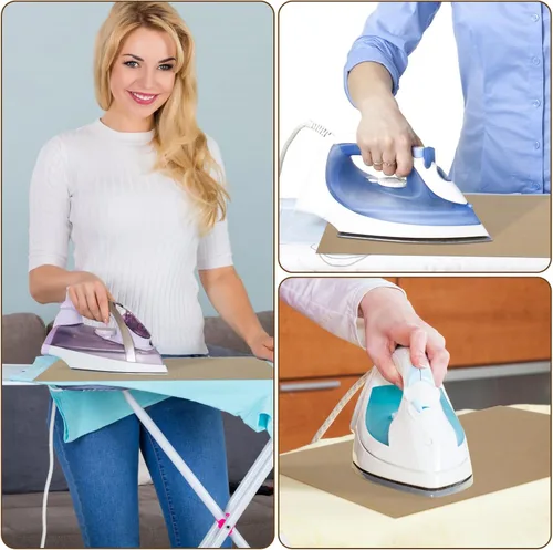 Miniatura 7 de Selizo Paquete de 5 láminas de teflón para prensa de calor, papel protector de transferencia de calor de gran tamaño resistente al calor para Cricut