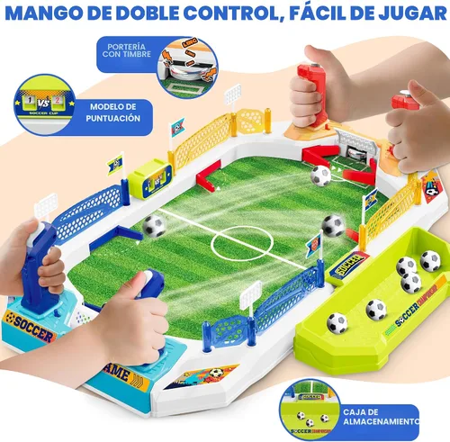 Miniatura 4 de Mini juego de mesa de fútbol para niños, regalos de fútbol de cumpleaños y Navidad para niños de 3, 4, 5, 6, 7, 8-12 años, juguetes de mesa
