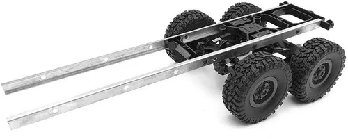 Miniatura 5 de ZJchao Kit de neumáticos de repuesto para chasis de remolque de aceite compatible con WPL/16 B36 B-36 B36K B36KIT Truck Car - Accesorio de piezas