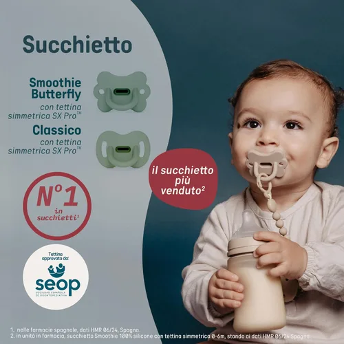 Miniatura 5 de Color Essence SX PRO Chupete de Silicona para Bebé 1 Unidad, Hecho con 100% Silicona Suave, Elementos Esenciales para Bebé Perfecto para Bebés