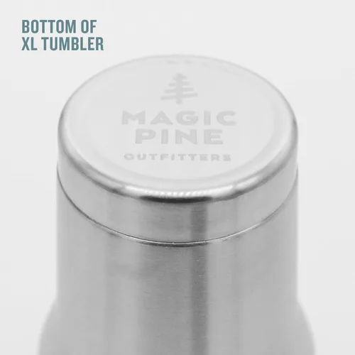 Miniatura 5 de Divertido regalo de campamento para hombres al aire libre, vaso aislado de acero inoxidable con tapa, (30 onzas) – Taza para viajes de caravana, día