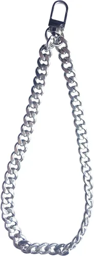 Miniatura 3 de Bolso de mano con correa de cadena y llavero