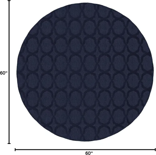 Miniatura 291 de Garland Rug Sparta - Alfombra antideslizante de polipropileno de 2 pies x 12 pies, color negro, ideal para salas de estar y pasillos, elegante