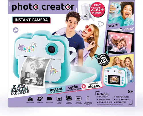 Miniatura 2 de Canal Toys Cámara de impresión instantánea Photo Creator - Foto, Selfie y Video - Papel térmico para 250 fotos - Pantalla LCD. 8+