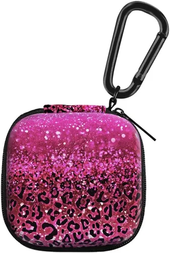 Miniatura 7 de WIRESTER Funda portátil inalámbrica para auriculares, bolsa de almacenamiento de auriculares, soporte para auriculares con mosquetón negro