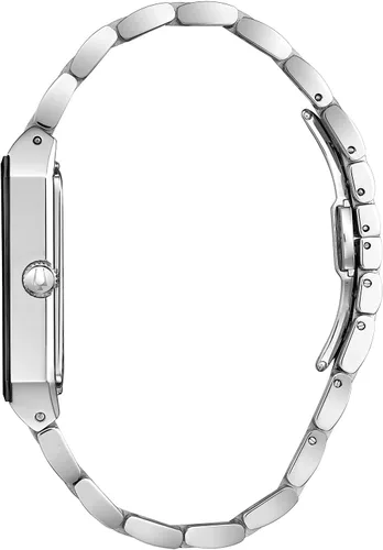 Miniatura 2 de Bulova Men's Modern Quadra Stainless Steel 3-Hand Quartz Watch, Diamond Dial