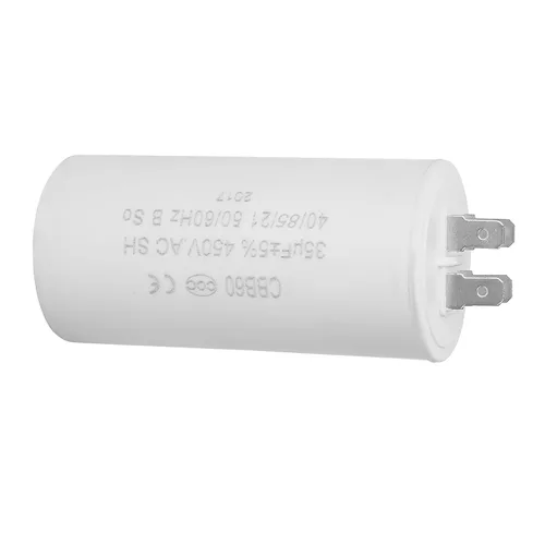 Miniatura 7 de Peso ligero CBB60 Condensador del comienzo del condensador del generador 4 Pin Motor de la baja pérdida que funciona para los refrigeradores