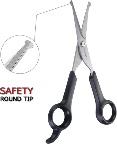 Miniatura 3 de Profesional Pet Grooming Tijeras con punta redonda Calidad Superior, cortador de acero inoxidable Perro Ojo para perros y gatos, herramienta