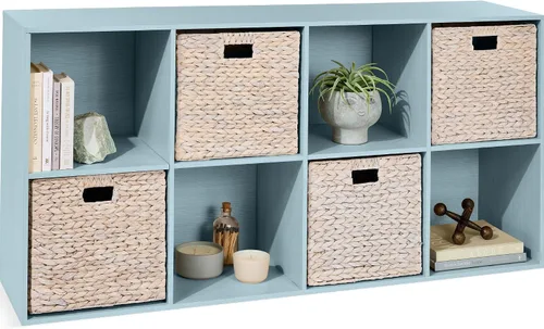 Miniatura 14 de Best Choice Products Organizador de almacenamiento de 6 cubos, abertura de estante de 13.5 pulgadas, estantería, librero, estante de exhibición