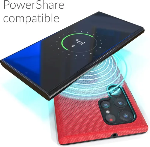 Miniatura 6 de Crave Funda para Galaxy S22 Ultra, Funda De Doble Capa De Protección A Prueba De Golpes Para Samsung Galaxy S22 Ultra 5G (6.8 Pulgadas) - Rojo
