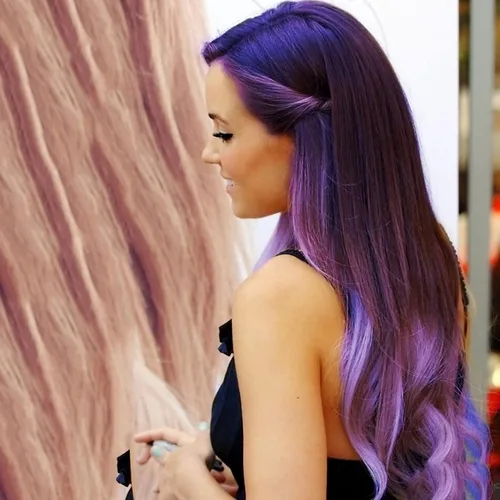 Miniatura 6 de Purple Hair Dye Shampoo Permanent YIZHONG Hair Color para el cabello 100% cobertura de canas, mujeres y hombres, fácil de teñir con peine oscuro