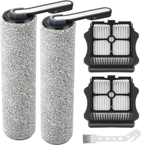 Miniatura 13 de Rodillos de cepillo F25 y filtro HEPA para aspiradora inalámbrica en seco y húmedo Roborock F25/F25 ACE/F25 ALT/F25 LT/F25 RT/F25 GT, 3 rodillos