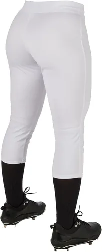Miniatura 2 de CHAMPRO Women's Fireball Low-Rise Knicker-Style Fastpitch Softball Pants in Solid Color with Reinforced Knees