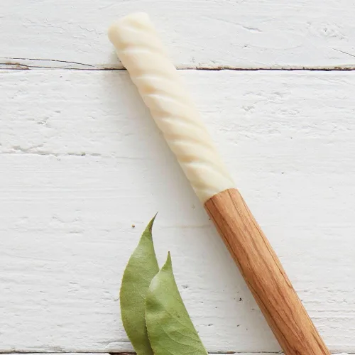 Miniatura 4 de Juego de servidor de ensalada de hueso de madera de olivo