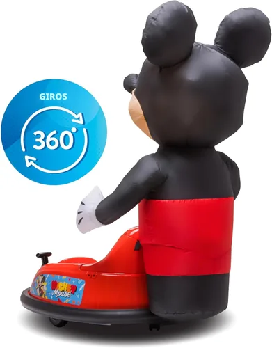 Miniatura 9 de Coche de Choque de Mickey Mouse de 6V para Niños Pequeños - Juguete Montable para Niños Pequeños, Coche de Choque Eléctrico para Niños