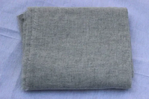 Miniatura 2 de Manta de lujo 100% pashmina, manta de meditación de cachemira natural (40 x 90 pulgadas), hecha a mano en Nepal por Pure Himalayan Pashmina, Natural