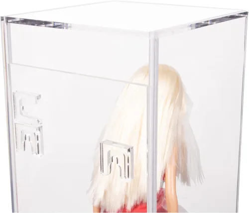Miniatura 3 de Better Display Cases D02/A017-CBWM - Estuche de exhibición de figura de acrílico para muñeca, cabeza de bobblehead, figura de acción o figura