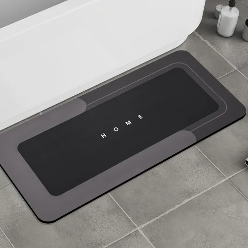 Miniatura 13 de Housego Tapete mágico de baño absorbente, alfombra de secado rápido, tapete mágico de baño antideslizante, alfombra de piso con respaldo de goma