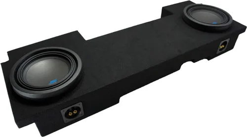 Miniatura 10 de American Sound Connection Compatible con Chevy Avalanche 2002-2013 Underseat Alpine Type S S-W10D2 Dual 10" Sub Box Enclosure con amplificador
