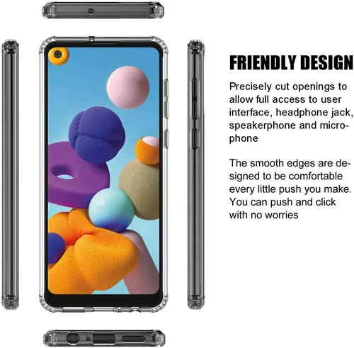 Miniatura 5 de Funda transparente para Samsung Galaxy A21 (6.4", 2020) [Elefante]