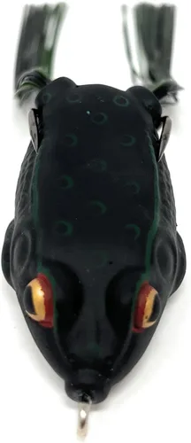 Miniatura 7 de Reaction Tackle Ranas de cuerpo hueco para pesca de lubina, señuelo ultra realista sin malas hierbas para lubina, cabeza de serpiente, lucio y más