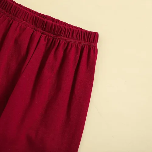 Miniatura 7 de Conjunto de ropa floral con volantes y pantalones para niñas pequeñas