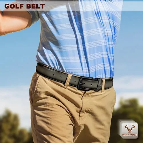 Miniatura 6 de BULLIANT Men Belt Multi Pack,Adjustable Leather Belt For Men Dress Casual Jeans Golf 1 38",Cut For Fit
