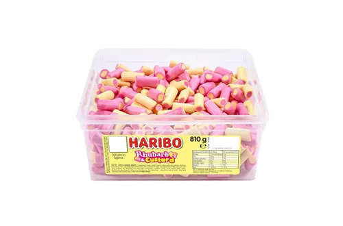 Miniatura 2 de Haribo Caramelo de ruibarbo y natillas 300 piezas