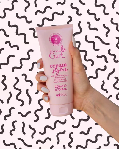Miniatura 2 de Cream Styler 6.76 fl oz 6.8 fl oz Crema ligera definidora de rizos para cabello rizado y ondulado Crema hidratante para peinar con aguacate