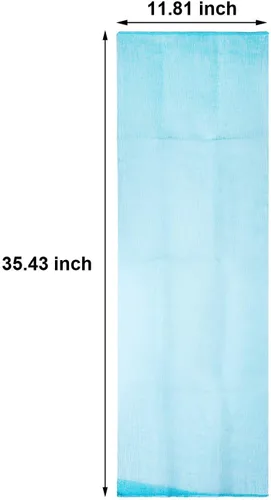 Miniatura 9 de Meetory 6 toallas de baño de nailon exfoliante, 35 pulgadas (35.4 in), toalla de baño de piel de belleza, masaje para mujeres y hombres