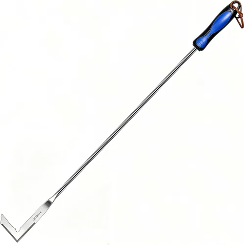 Miniatura 10 de GREBSTK - Herramienta de jardinería manual de acero inoxidable para grietas L-shaped blade, razor-sharp hardened, rust-resistant, comfortable
