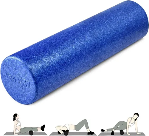 Miniatura 40 de Yes4All Rodillo de espuma EPP de alta densidad con respaldo redondo, rodillo de espuma de ejercicio para yoga, pilates y estiramientos, 12, 18, 24