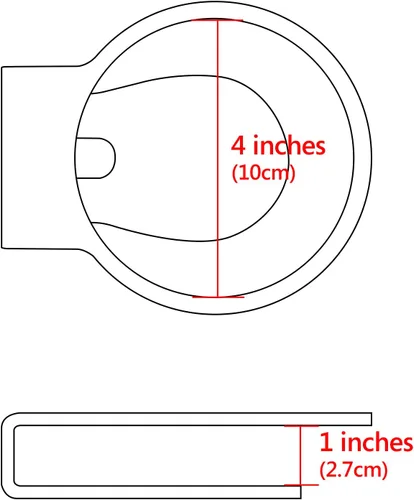 Miniatura 3 de GEEKRIA Soporte de pared acrílico compatible con Echo Dot 2022 5ª generación/4ª generación, 5ª generación con reloj LED y Alexa, protector