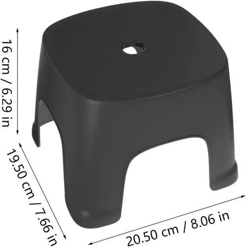 Miniatura 3 de Holibanna Taburete de plástico para baño para baño, taburete para baño, cambiador de zapatos, taburete de pesca para el hogar