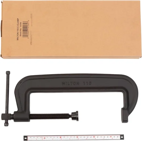 Miniatura 2 de Wilton Brute Force C-Clamp, apertura de 9-7/8", garganta de 2-11/16", 13750 libras (modelo 110)