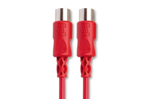 Miniatura 3 de Hosa Cable MIDI MID-305RD, DIN de 5 pines a la misma, 5 pies