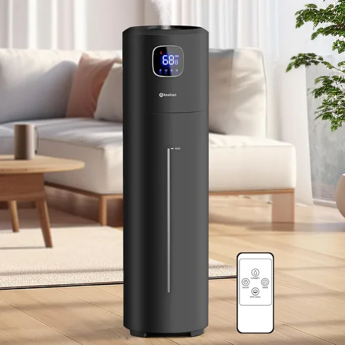 Akeshan Humidificadores Grandes para Dormitorio, 9L/2.5Gal Ultrasónico de Niebla Fría, Relleno Superior Fácil de Limpiar con Velocidad de Niebla de