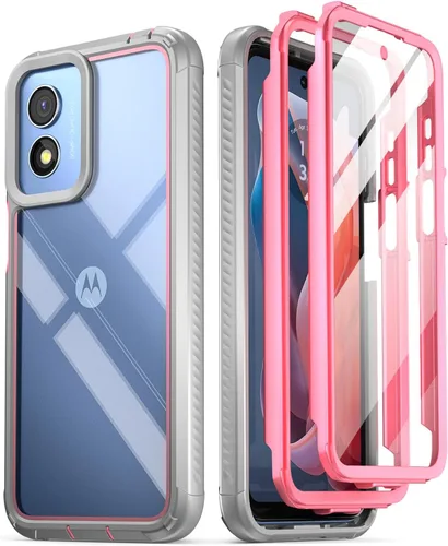 Miniatura 8 de Poetic Guardian - Funda para Motorola Moto G Play (2023), [probada en caídas de grado militar de 20 pies] cubierta híbrida de cuerpo completo a Negro
