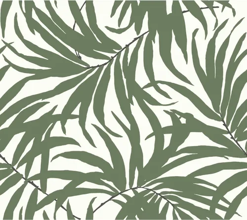 Miniatura 2 de York Wallcoverings PSW1031RL - Papel pintado de hojas de Bali, color verde