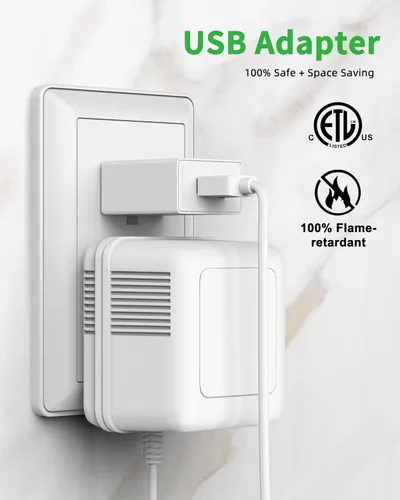 Miniatura 5 de Enchufe de iluminación para debajo del gabinete, luces regulables para debajo del mostrador para cocina, 2 piezas de 12 pulgadas, luz LED USB blanco