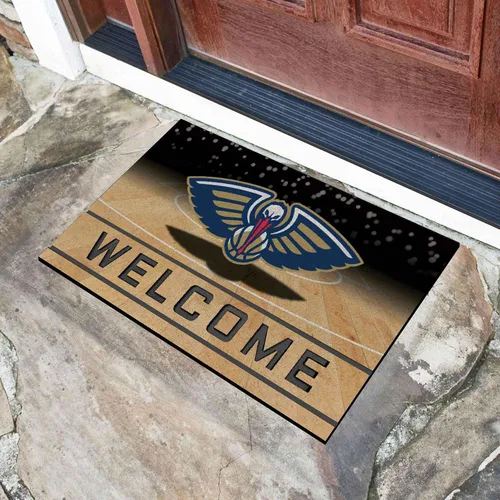 Miniatura 2 de FANMATS 21958 New Orleans Pelicans - Tapete de goma para puerta al aire libre, 18 x 30 pulgadas. Color del