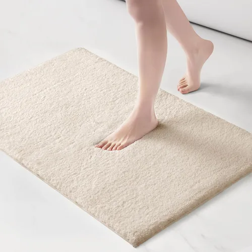 Miniatura 26 de Madison Park Marshmallow - Alfombra de baño antideslizante, de felpa lujosa, absorbente, de secado rápido, diseño de spa, decoración de baño, 20 x