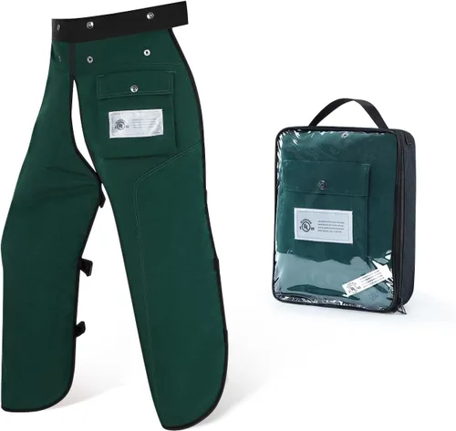 Miniatura 15 de Chaparreras para motosierra con delantal de 8 capas para hombres/mujeres leñadores trabajadores forestales pantalones protectores para motosierra