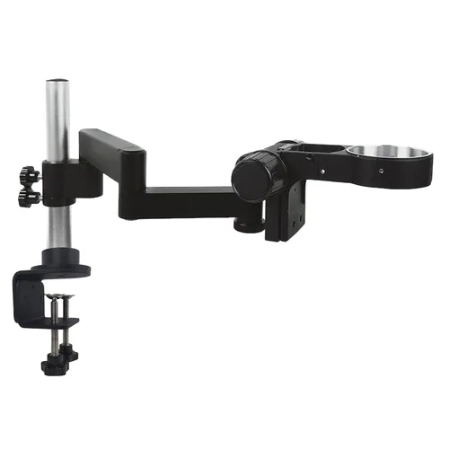 Miniatura 7 de Brazo giratorio universal articulado para microscopio, brazo de soporte para microscopio con abrazadera para microscopio profesional trinocular