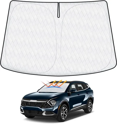 Miniatura 16 de Parasol para parabrisas de ajuste personalizado para Honda Civic 2022-2025 2026, parasol para accesorios Civic, visera plegable para ventana