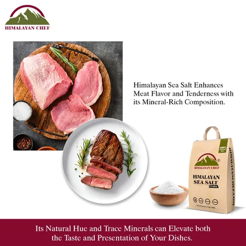 Miniatura 6 de Himalayan Chef Sal Marina de Grano Grueso, Bolsa de 5 lb - Pura, Natural, Kosher, Sin OGM, Rica en Minerales, para Cocinar, Condimentar, Hornear