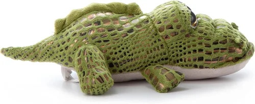 Miniatura 9 de The Petting Zoo Peluche de cocodrilo, regalos para niños, animales de zoológico de ojos brillantes, juguete de peluche de cocodrilo de 10 pulgadas