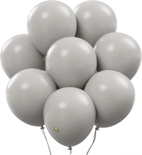 Miniatura 24 de AFTERLOON® - Globos de látex de goma natural de alta calidad, 50 unidades, color nude, de 10 pulgadas, color mate, duradero, grueso, extra fuerte
