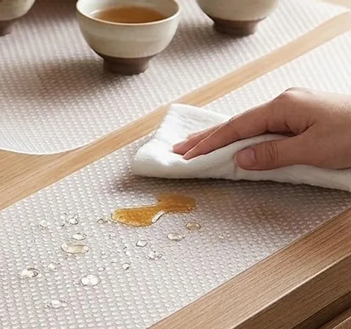 Miniatura 6 de Revestimientos para armarios de cocina de 10 pulgadas de ancho x 20 pies, no adhesivos, antideslizantes, impermeables, de agarre fuerte