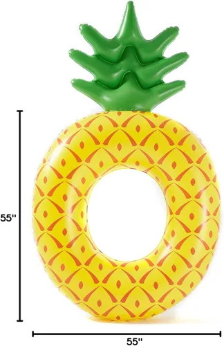 Miniatura 7 de Flotador inflable grande de piña para adultos